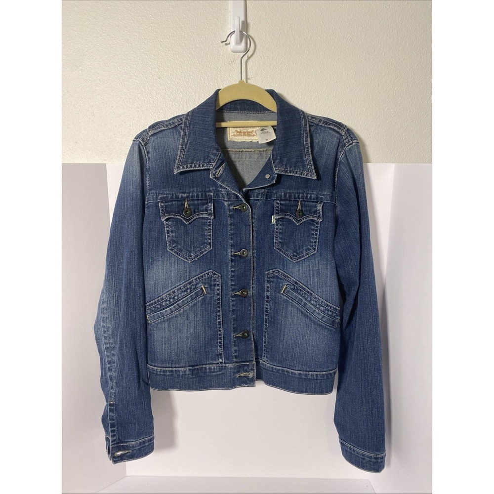 Levi Jean Jacket White Label Size‎ M